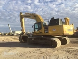 Back of used Excavator